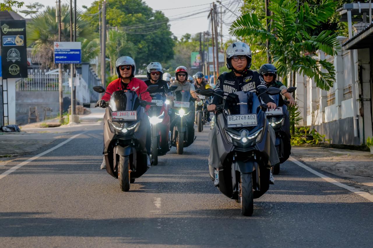 Gubernur Mirza Riding Naik Nmax Jadi Ajang Kampanye Safety Riding