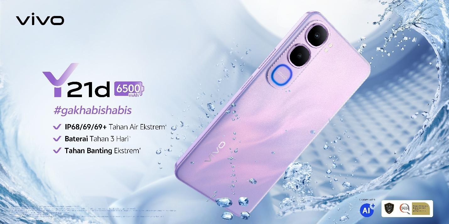 vivo Y21d Resmi Hadir di indonesia! Smartphone Rp2 Jutaan, Begini Kecanggihanya