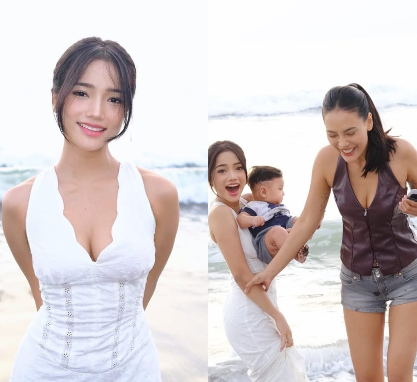 Bikin Gemes! Potret Fuji Momong Baby Andrew Anak Erika Carlina