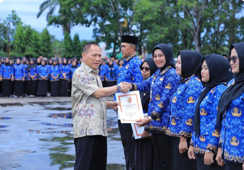 2.527 PPPK Paruh Waktu Tulang Bawang Terima SK, Ini Pesan Bupati Qudrotul!