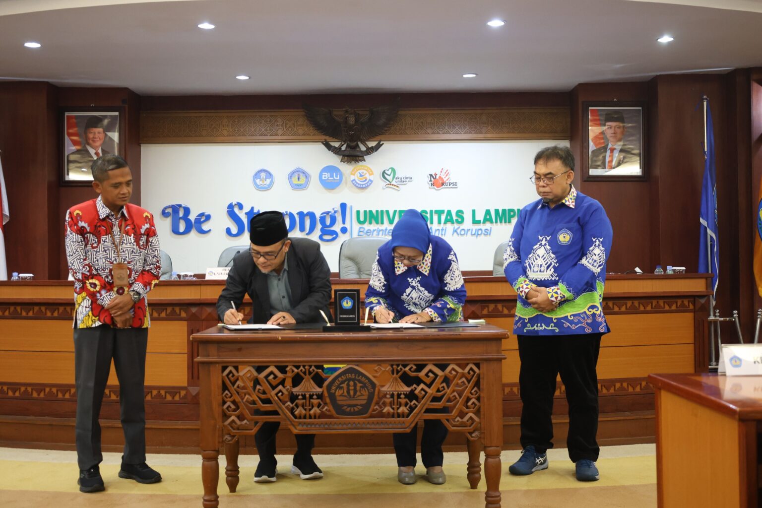  Perkuat Pemberdayaan Mahasiswa, Unila dan Untidar Teken MoU Tridarma 