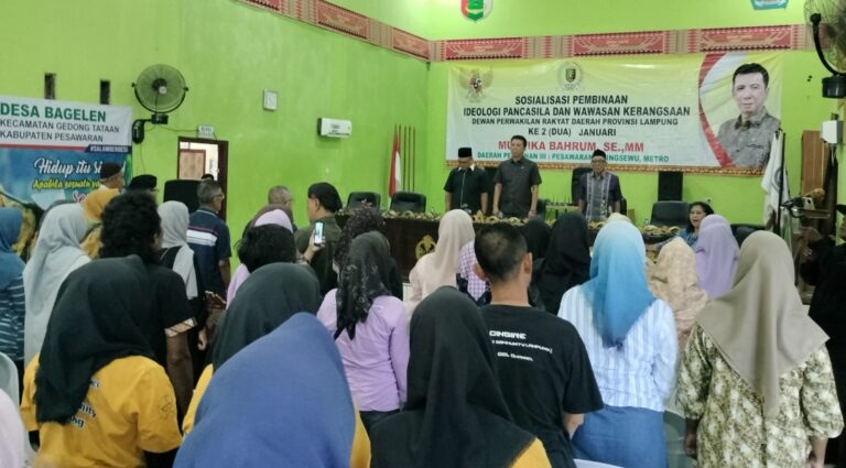 Anggota DPRD Provinsi Lampung Sosialisasi Pancasila Perkuat Pengamalan Nilai di Lingkungan Masyarakat