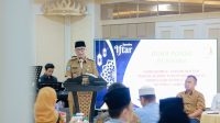 BUKA PUASA BERSAMA DI MAPOLDA LAMPUNG, GUBERNUR RAHMAT MIRZANI DJAUSAL DORONG SINERGI FORKOPIMDA, REKTOR, TOKOH AGAMA DAN SERIKAT BURUH DEMI KONDUSIFITAS DAERAH SELAMA RAMADAN