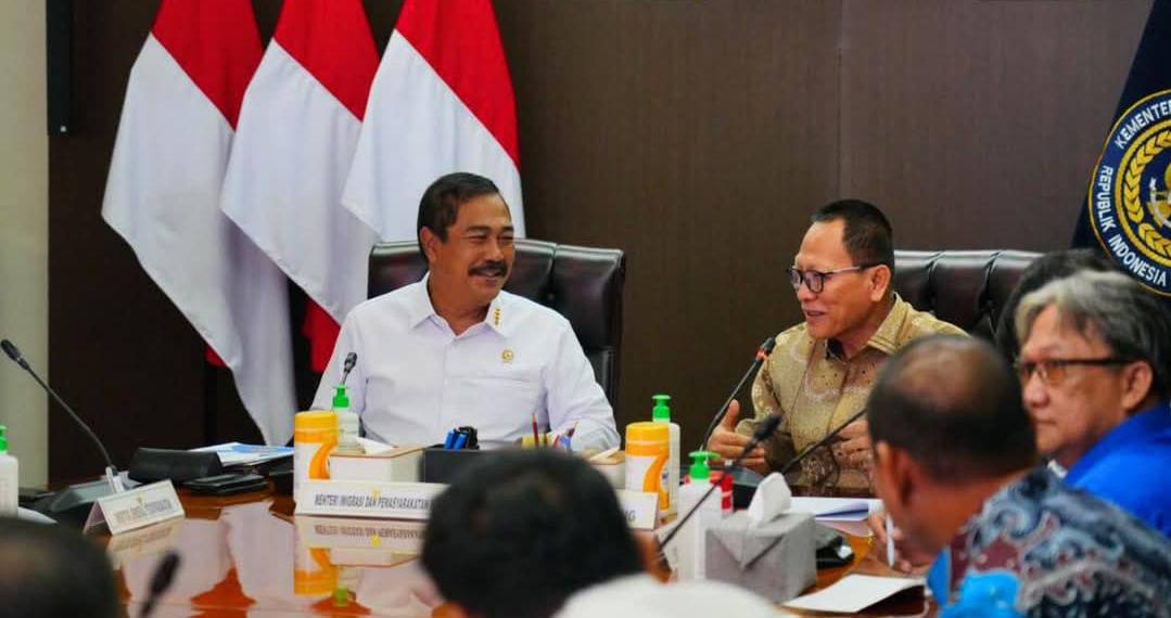 Bupati Tulang Bawang Paparkan Gagasan Kawasan Ekonomi Biru di Hadapan Menteri Imipas