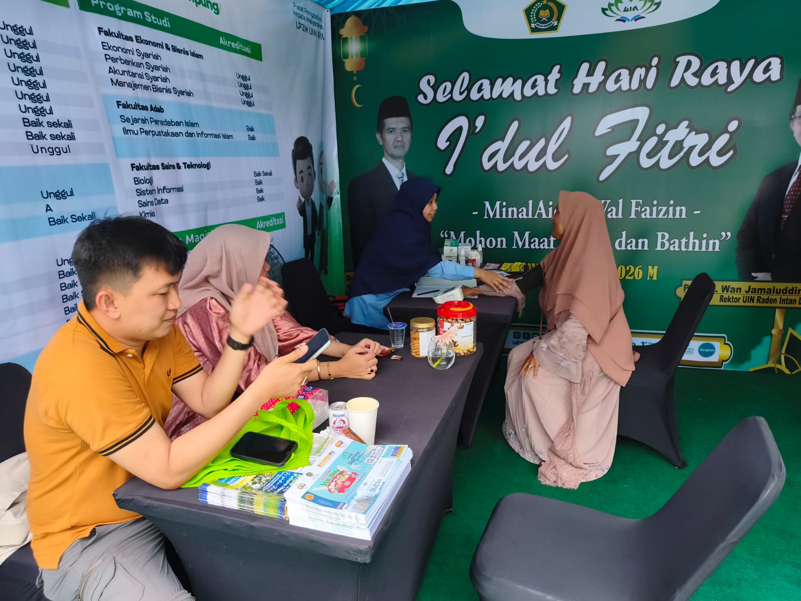 Posko Masjid Ramah Pemudik UIN RIL Berikan Pelayanan Humanis