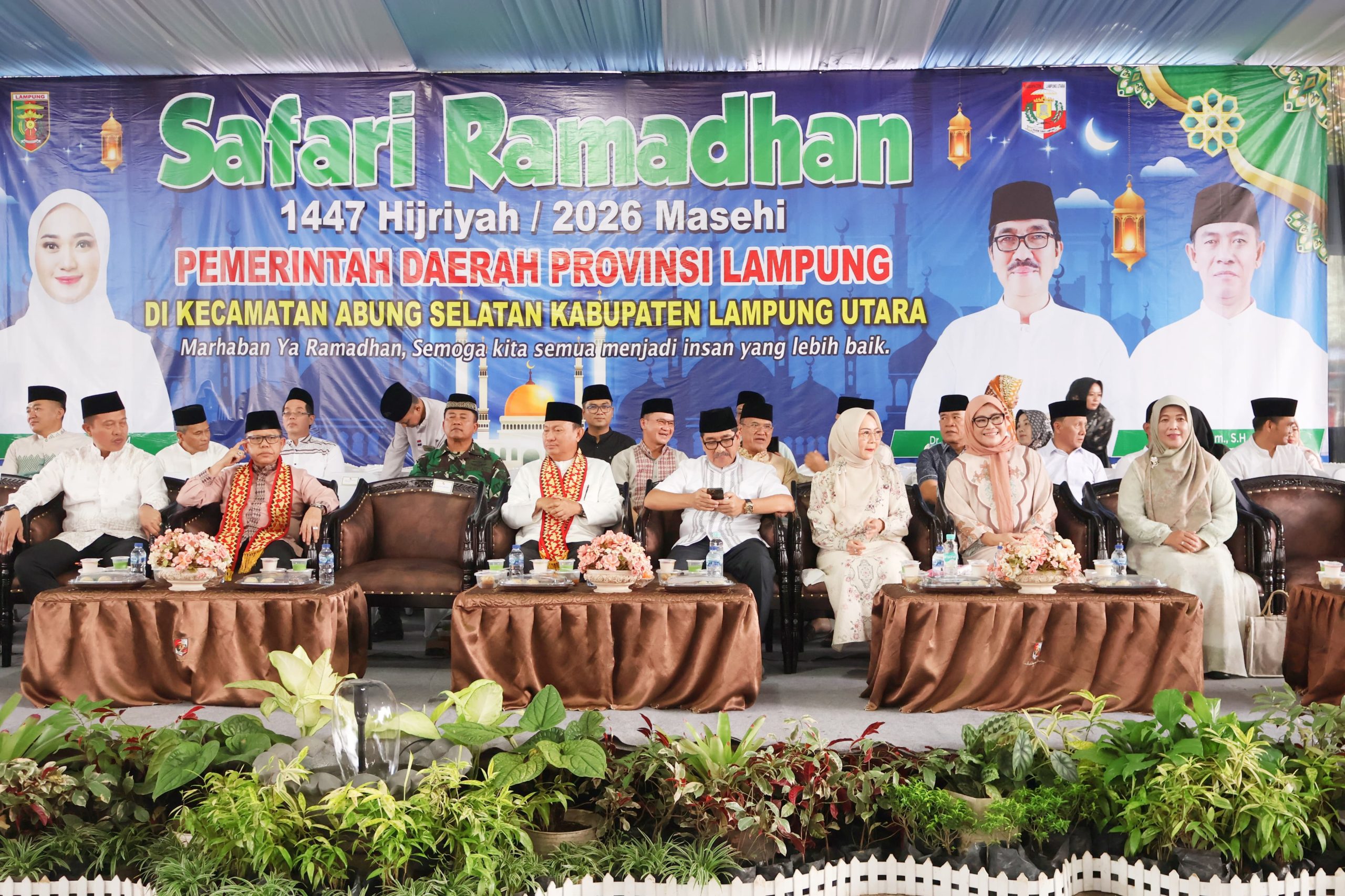 Terima Kunjungan Tim Safari Ramadhan Provinsi, Bupati Tekankan Pembangunan Merata di Lampung Utara