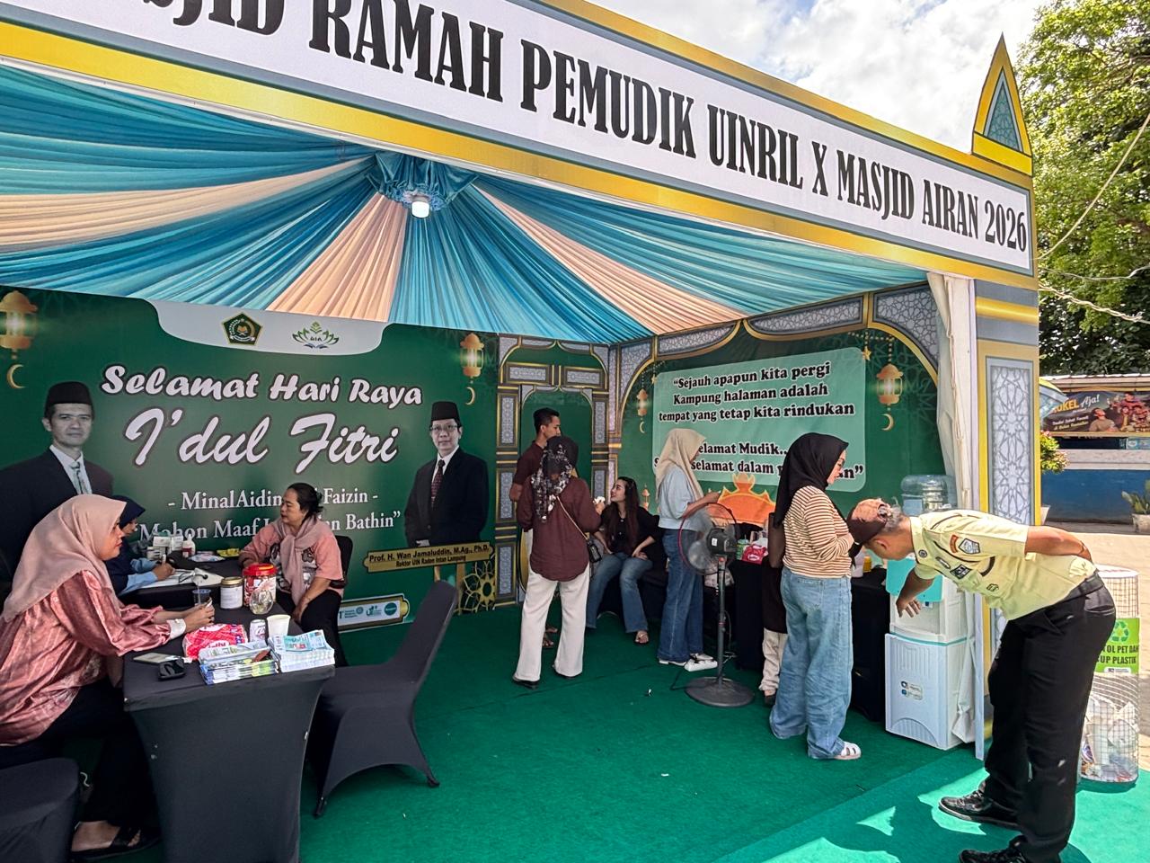 Dari Istirahat hingga Cek Kesehatan, Posko UIN RIL Layani Pemudik Lintas Sumatera