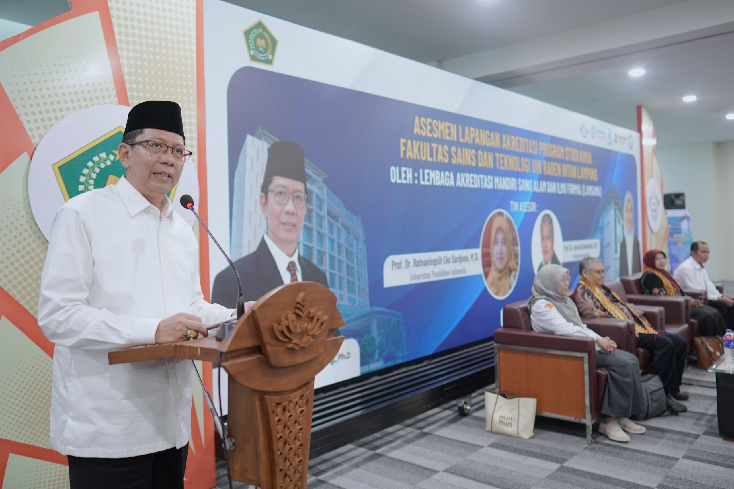 Prodi Kimia UIN RIL Jalani Asesmen Lapangan Akreditasi Perdana oleh LAMSAMA