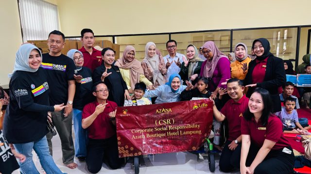 Rayakan Anniversary Pertama, Azana Boutique Hotel Lampung Gelar CSR untuk Penyandang Disabilitas dan Anak Berkebutuhan Khusus*