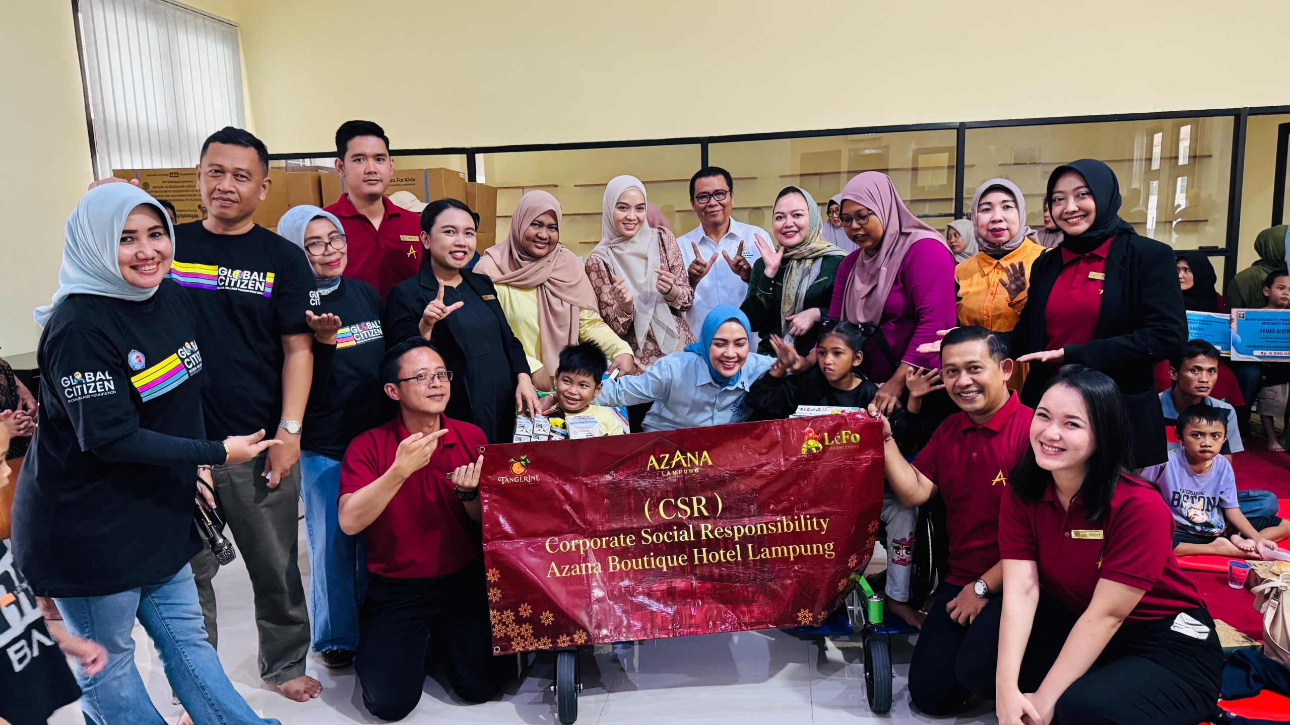 Rayakan Anniversary Pertama, Azana Boutique Hotel Lampung Gelar CSR untuk Penyandang Disabilitas dan Anak Berkebutuhan Khusus*