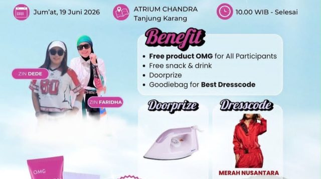 OMG dan Chandra Superstore Siapkan Pesta Zumba Paling Seru