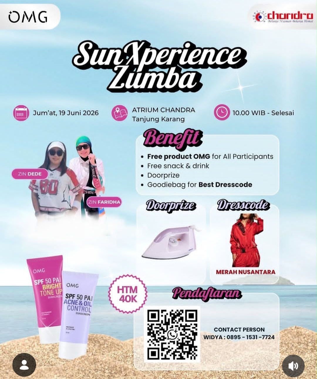 OMG dan Chandra Superstore Siapkan Pesta Zumba Paling Seru