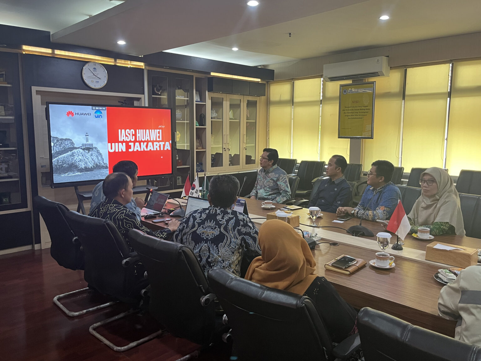 Perkuat Digitalisasi, Prodi Sistem Informasi UIN RIL Benchmarking dan Jajaki Kerja Sama dengan ICT Academy Huawei di UIN Jakarta
