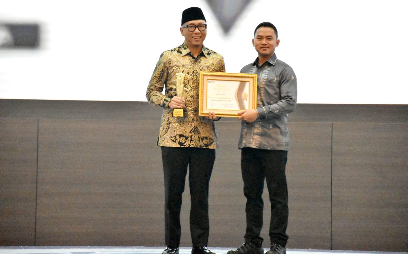 Gubernur Lampung Raih Penghargaan Tokoh Penggerak Ekonomi Agrikultur dan Ketahanan Pangan Nasional pada KWP Award 2026