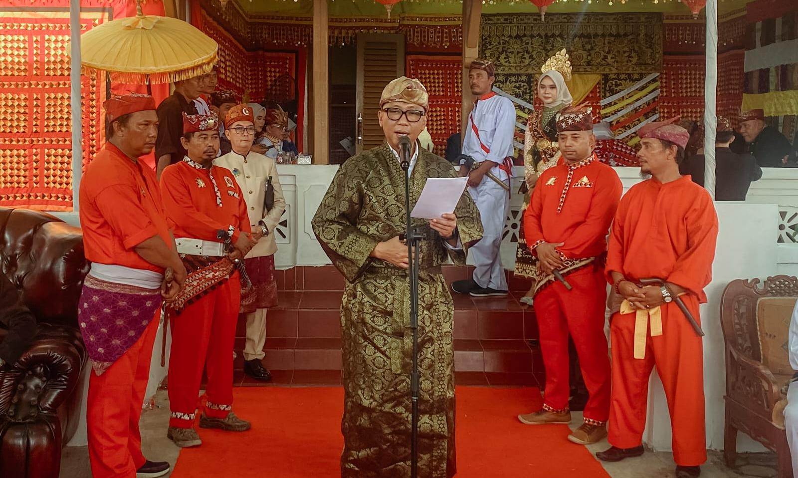 Gubernur Mirza Tegaskan Komitmen Lestarikan Budaya