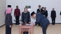 Rektor Unila Lantik dan Ambil Sumpah Jabatan Fungsional