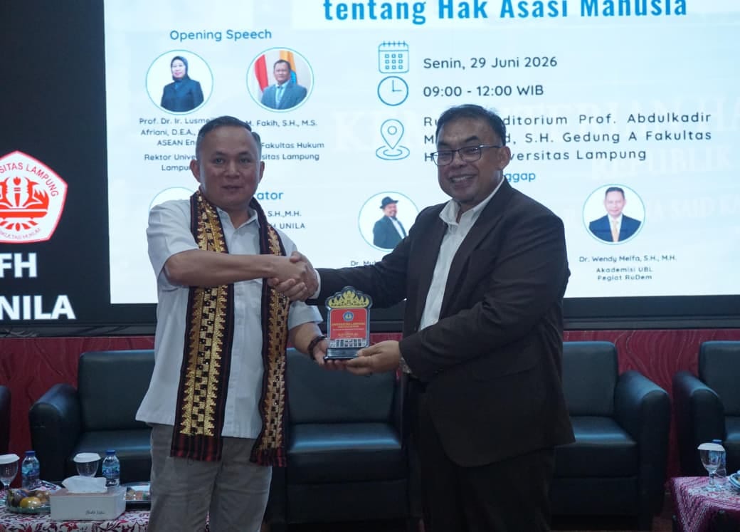 Unila Gelar Uji Publik Rancangan Perubahan Undang-Undang HAM