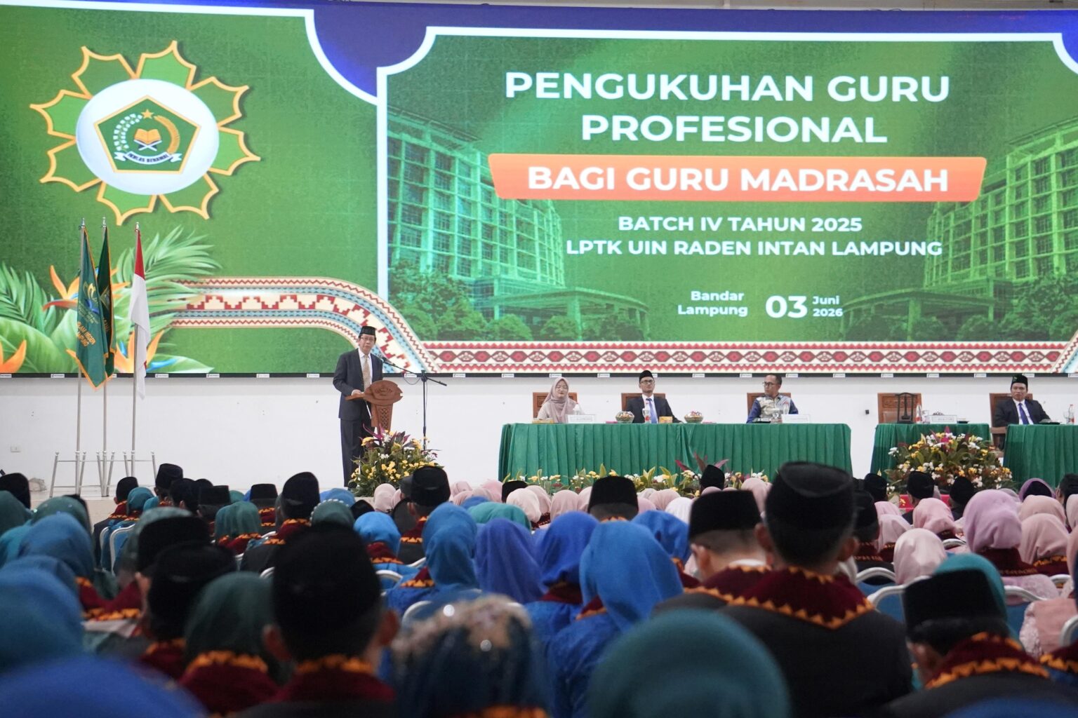Rektor UIN RIL Harap Guru Profesional Jadi Agen Perubahan Pendidikan