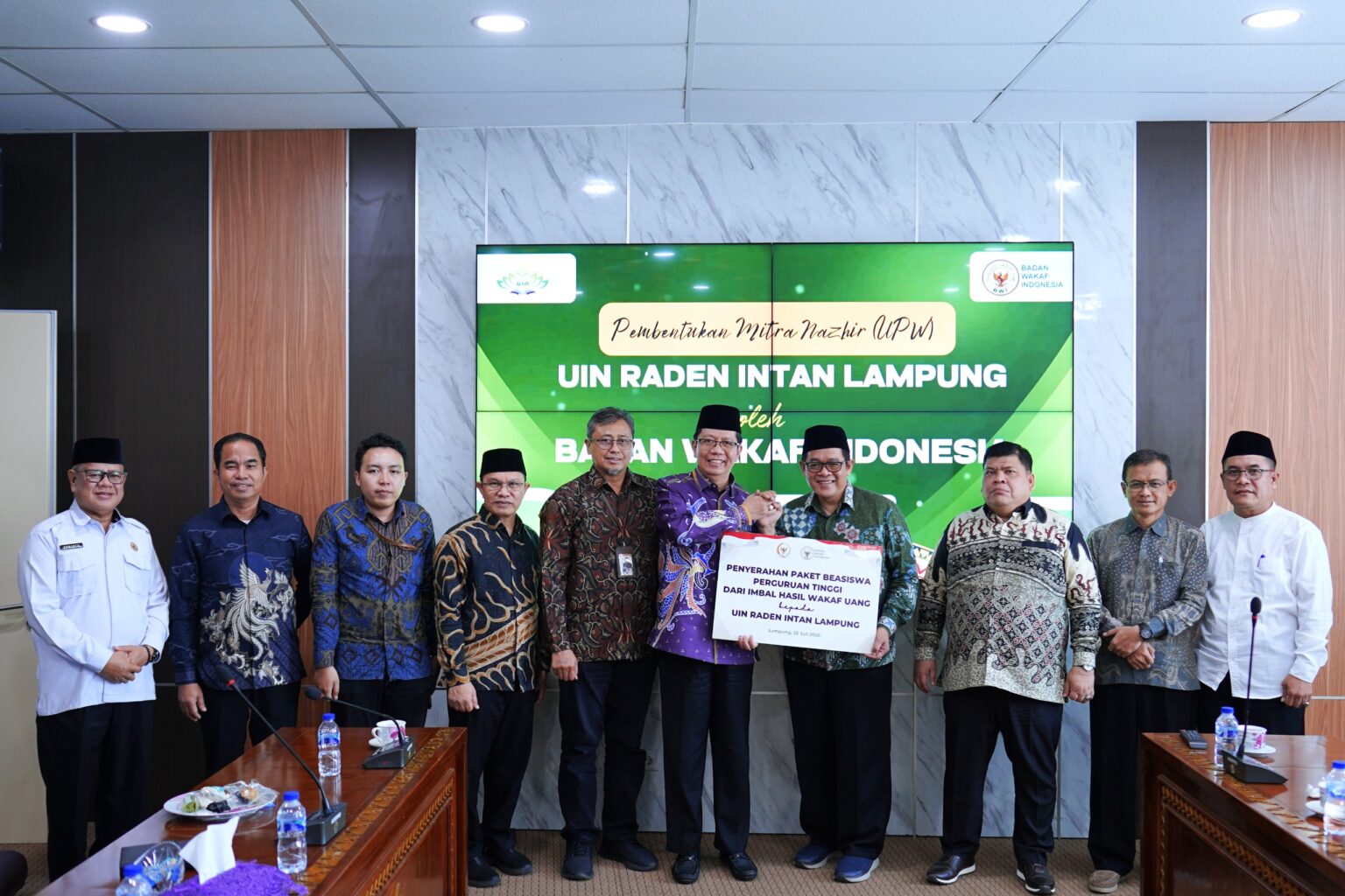 UIN RIL Bentuk Mitra Nazhir BWI, Perkuat Gerakan Dana Abadi Berbasis Wakaf