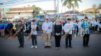 Wagub Jihan Nurlela Pimpin Aksi Bersih-Bersih di Kawasan Pasar Raya Lebak Budi dan Pasar Pasir Gintung