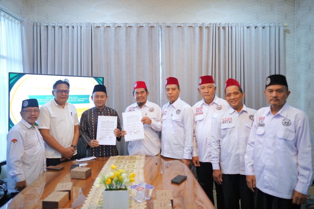 Perkuat Ekosistem Industri Halal, UIN RIL Gandeng Juru Sembelih Halal Provinsi Lampung