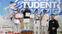 Atlet UKM Karate Unila Raih Medali Perunggu pada Lampung Student Olympic