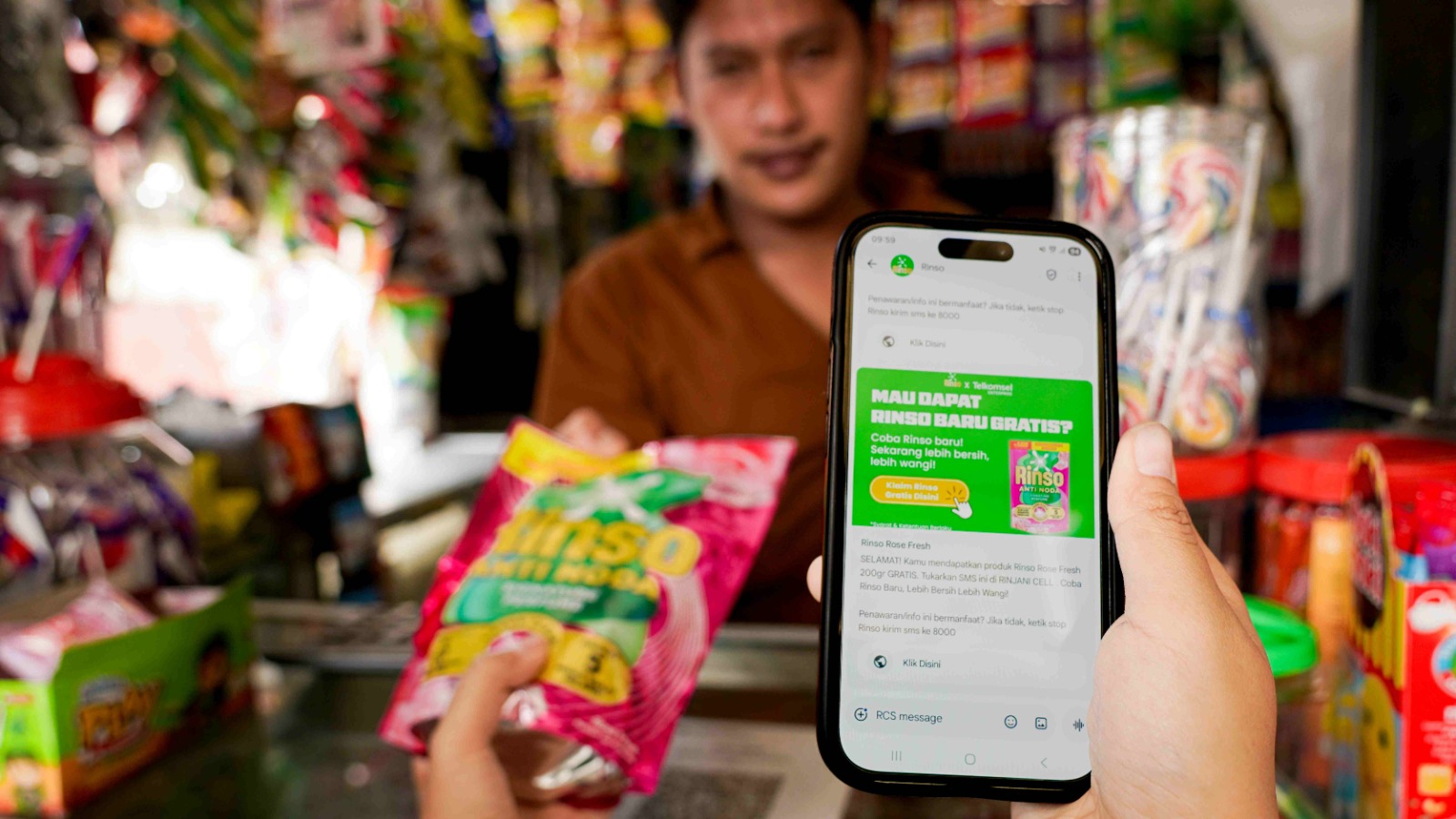 Ubah Warung Jadi Etalase Digital, Telkomsel Enterprise Dorong Pertumbuhan Rinso