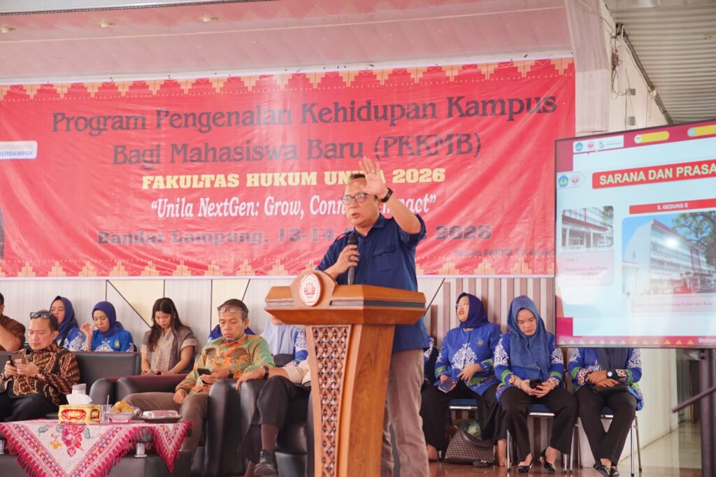 PKKMB FH Unila 2026, Bekali Mahasiswa Baru untuk Tumbuh dan Berdampak
