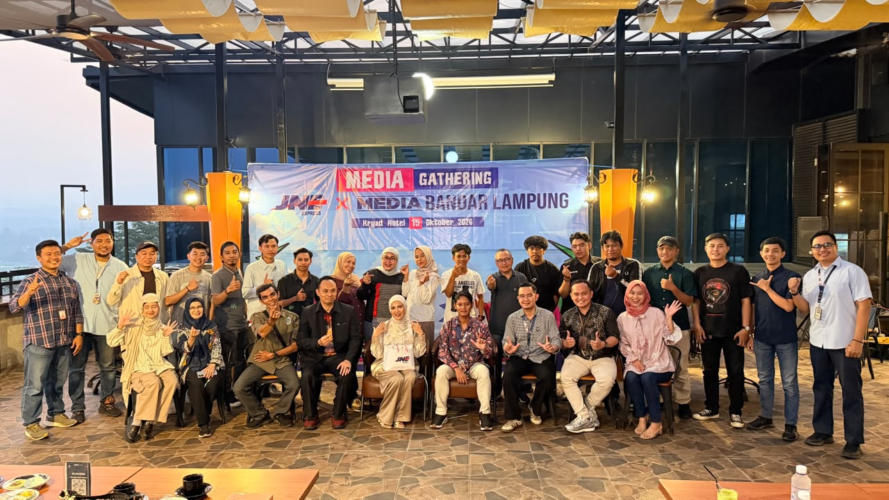  JNE Bandar Lampung Gelar Media Gathering, Angkat Peran Digital dan Logistik dalam Pengembangan UMKM